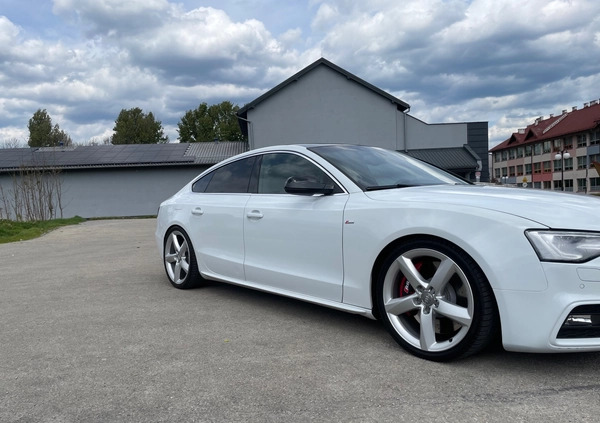 Audi A5 cena 69999 przebieg: 146000, rok produkcji 2013 z Wągrowiec małe 301